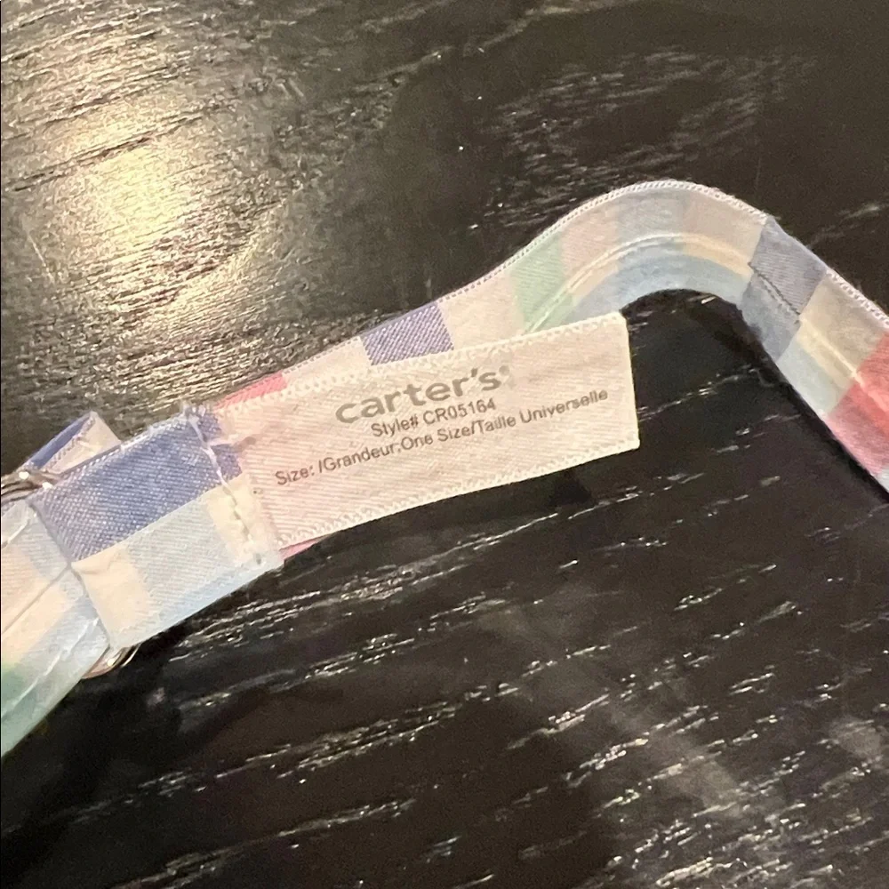 Plaid Kids Bow Tie - Multicolor/pastel